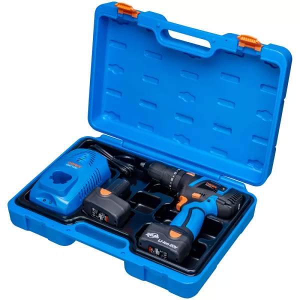 Aku bezuhlíkový příklepový šroubovák 20V 2x2,0Ah Narex 65405304