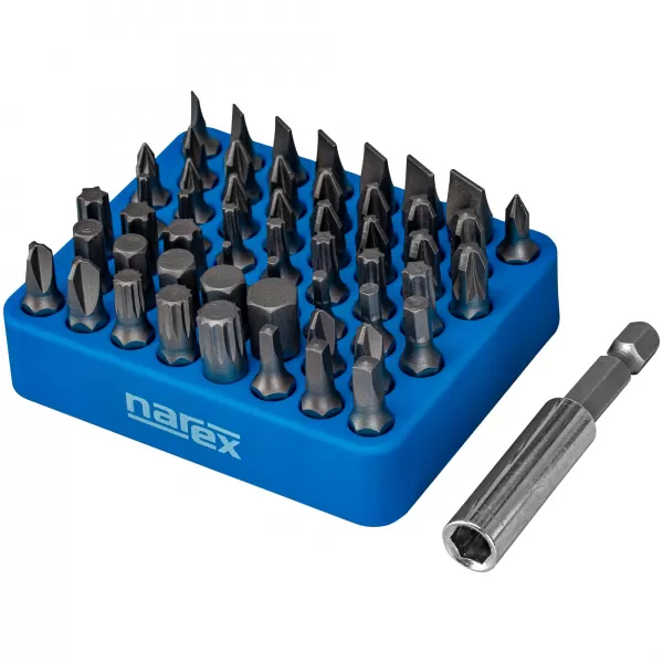 54dílná sada bitů s magnetickým organizérem 54-Bit Box M Narex 65405501