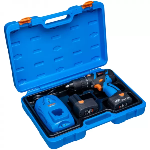 Aku bezuhlíkový vrtací šroubovák 20V 2x2,0 Ah Narex ASV 202-2B 65405299