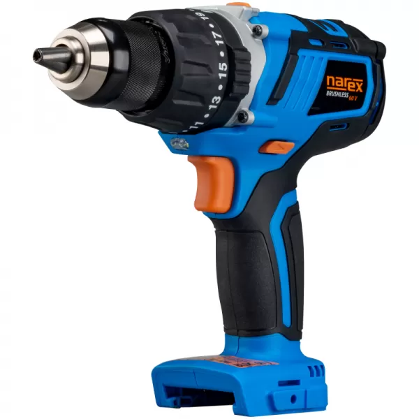 Aku bezuhlíková příklepová vrtačka/šroubovák 60V, bez aku Narex 65405314