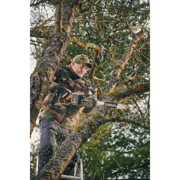 Aku řetězová pila 2x20V/2x4,0 Ah CPR 350 4BN Narex Camouflage 65406735