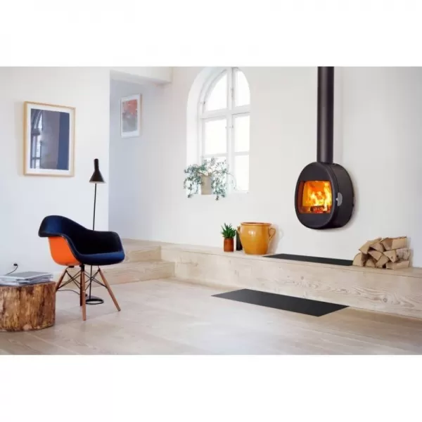 Krbová kamna závěsná SCAN 66-1 černý lak