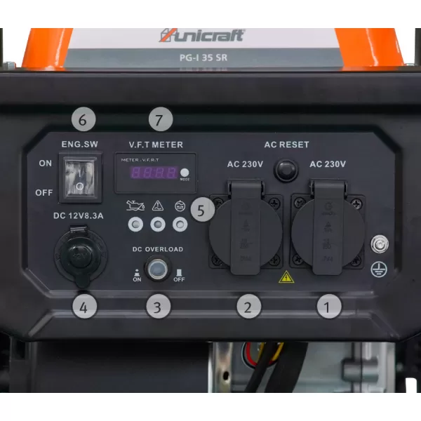 Invertorová elektrocentrála PG-I 35 SR Unicraft 6707235