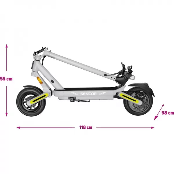 Elektrická koloběžka SCOOTER S71 LIGHT Sencor 68000177