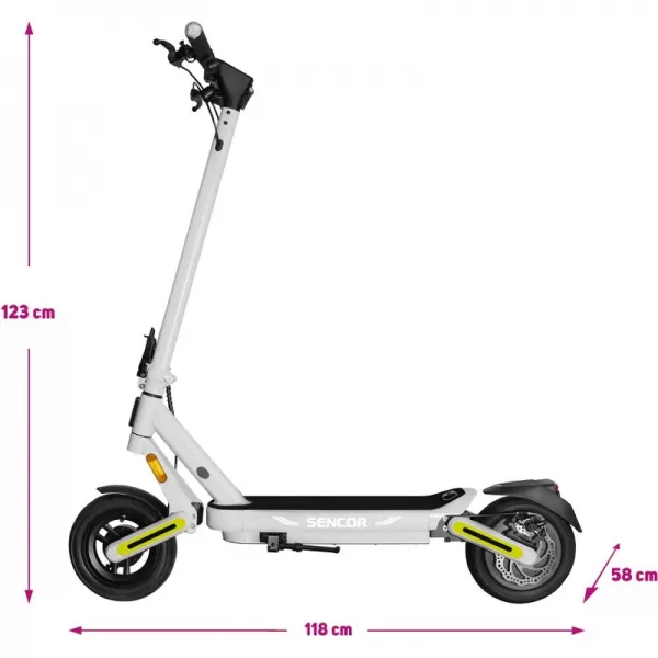 Elektrická koloběžka SCOOTER S71 LIGHT Sencor 68000177