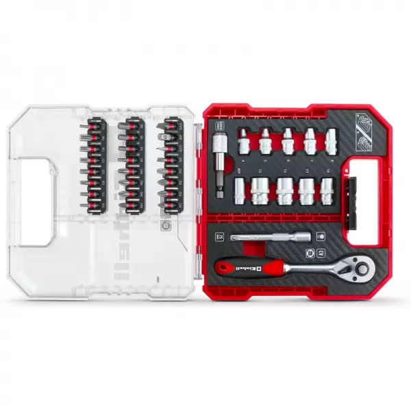 Sada bitů s ráčnou L-CASE Box 37 ks Einhell 49109022
