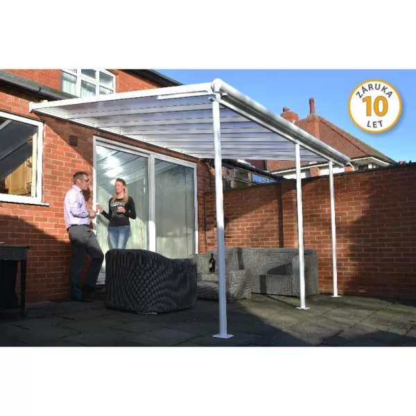 Pergola Palram Sierra 4200 bílá 3 x 4,25