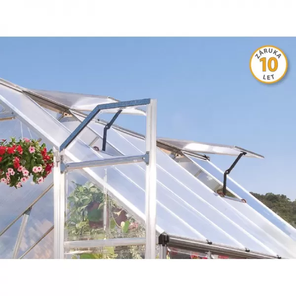 Polykarbonátový skleník Balance 8x12 silver