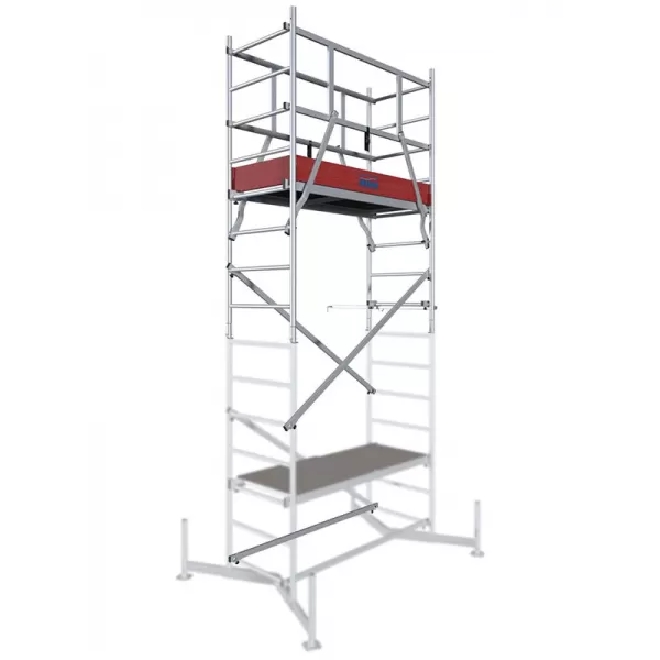 Pojízdné lešení ClimTec, první nástavba