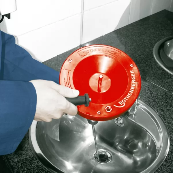 Čistička ruční a elektrická 10m ROTHENBERGER ROSPI 10 H+E Plus