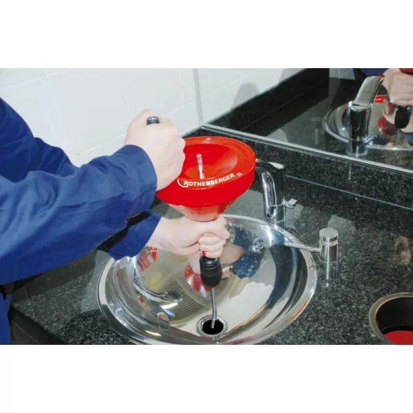 Čistička ruční a elektrická 10m ROTHENBERGER ROSPI 10 H+E Plus