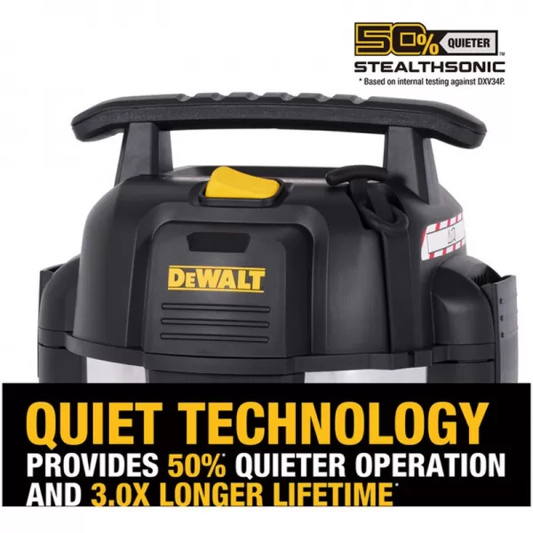 Tichý průmyslový vysavač na mokré a suché vysávání třídy L 25 l DeWALT DXV25S-QT