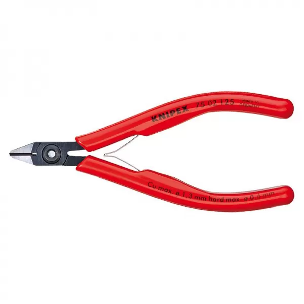 Boční štípací kleště pro elektroniku Knipex 75 12 125