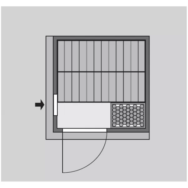 Finská sauna KARIBU NORIN (75588)