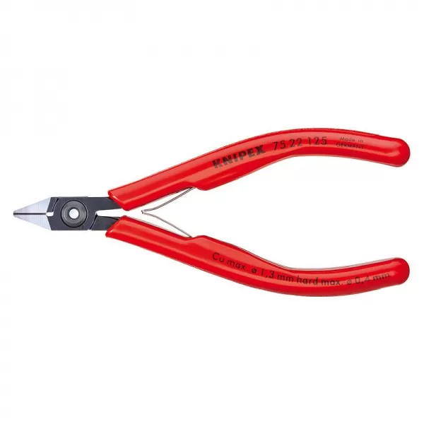Boční štípací kleště pro elektroniku Knipex 75 22 125