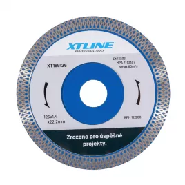 Kotouč diamantový turbo 115x0,8/1,2x22,2x10 mm SLIM CUT Xtline XT169115S