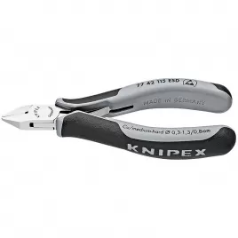 Boční štípací kleště pro elektroniku ESD Knipex 77 42 115 ESD