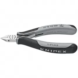 Boční štípací kleště pro elektroniku ESD Knipex 77 72 115 ESD