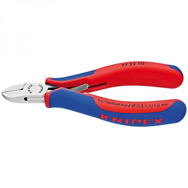 Boční štípací kleště pro elektroniku Knipex 77 22 115
