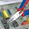 Boční štípací kleště pro elektroniku s vsazeným karbidovým břitem Knipex 77 02 120 H