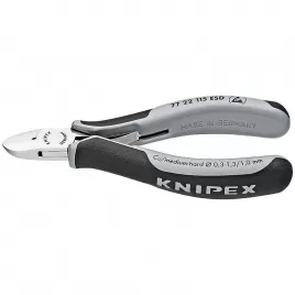 Boční štípací kleště pro elektroniku ESD Knipex 77 22 115 ESD