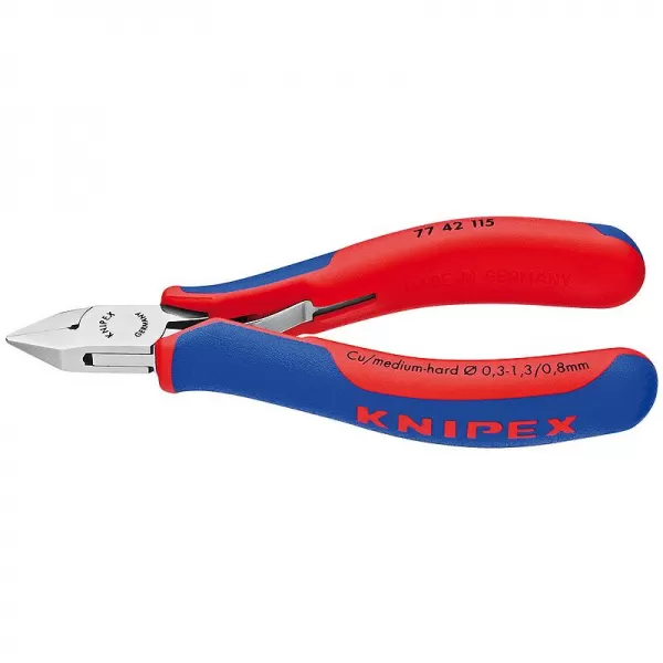 Boční štípací kleště pro elektroniku Knipex 77 42 115