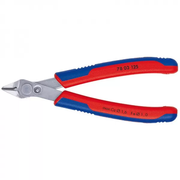 Boční štípací kleště Electronic Super Knips Knipex 78 03 125
