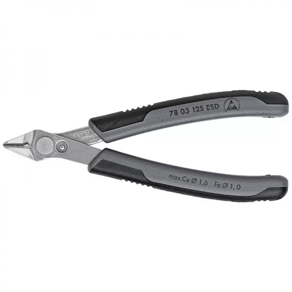 Štípací kleště Electronic Super Knips Knipex 78 03 125 ESD