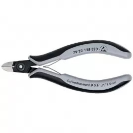 Přesné boční štípací kleště na elektroniku ESD Knipex 79 22 125 ESD