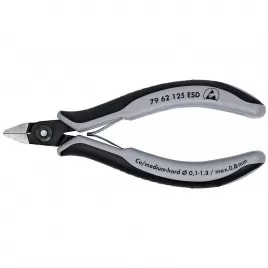 Přesné boční štípací kleště na elektroniku ESD Knipex 79 62 125 ESD