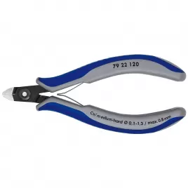 Přesné boční štípací kleště na elektroniku Knipex 79 22 120