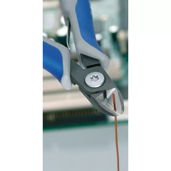 Přesné boční štípací kleště na elektroniku Knipex 79 52 125