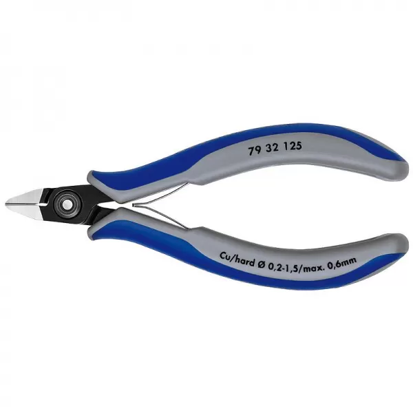 Přesné boční štípací kleště na elektroniku Knipex 79 32 125