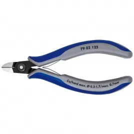Přesné boční štípací kleště na elektroniku Knipex 79 02 125