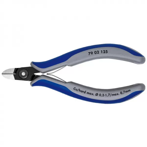 Přesné boční štípací kleště na elektroniku Knipex 79 02 125