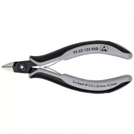 Přesné boční štípací kleště na elektroniku ESD Knipex 79 52 125 ESD