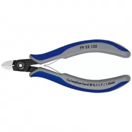 Přesné boční štípací kleště na elektroniku Knipex 79 22 125