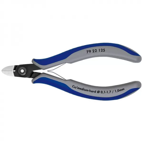 Přesné boční štípací kleště na elektroniku Knipex 79 22 125