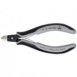 Přesné boční štípací kleště na elektroniku ESD Knipex 79 22 120 ESD