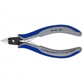 Přesné boční štípací kleště na elektroniku Knipex 79 42 125