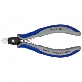 Přesné boční štípací kleště na elektroniku Knipex 79 12 125