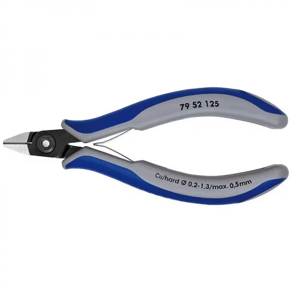 Přesné boční štípací kleště na elektroniku Knipex 79 52 125
