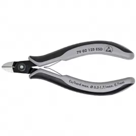 Přesné boční štípací kleště na elektroniku ESD Knipex 79 02 125 ESD