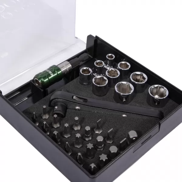 Sada hlavic a bitů 1/4” 31 dílů HONITON HW96-2731