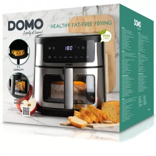Horkovzdušná fritéza 6 l s průzorem - DOMO DO548FR