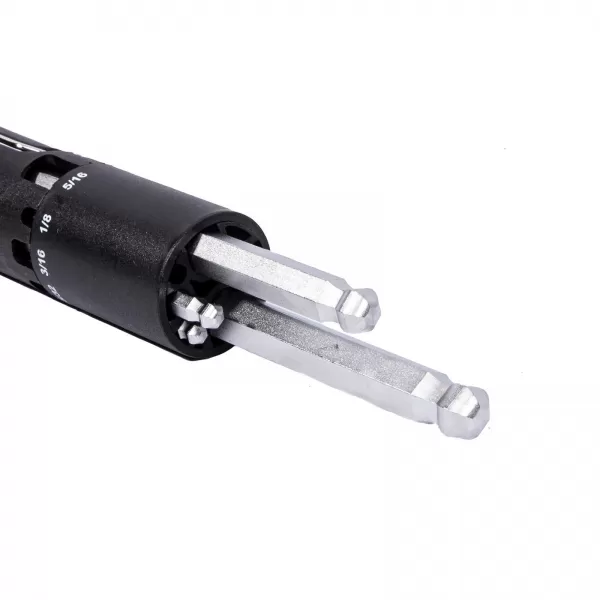 Sada IMBUS klíčů s kuličkou v palcových rozměrech 8 dílů 5/64"-3/8" HONITON HW158-1518