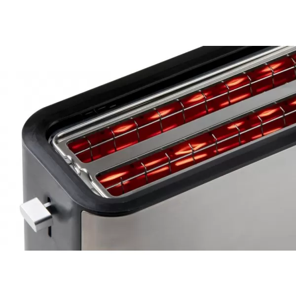 Topinkovač nerez s rozpékačem DOMO DO967T