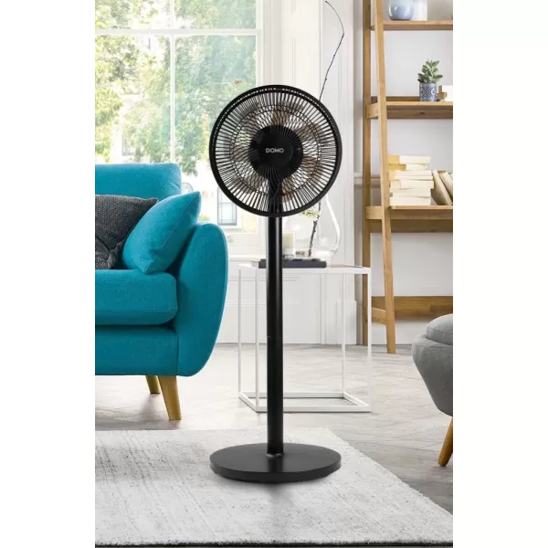 Stojanový ventilátor 2v1- černý DOMO DO8157