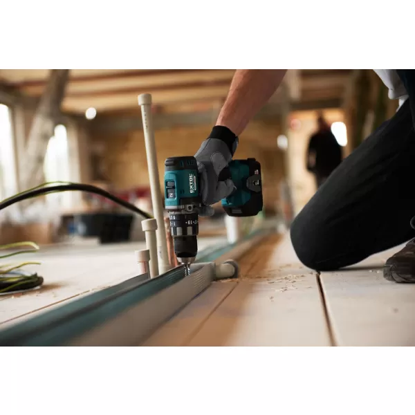 Aku vrtací šroubovák s příklepem 20V 1x2,0Ah SHARE20V BRUSHLESS EXTOL INDUSTRIAL 8791802