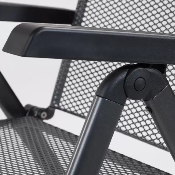 Polohovatelné křeslo z tahokovu SAVOY BASIC